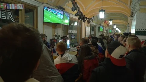 World cup fans Stock Footage 120268903
