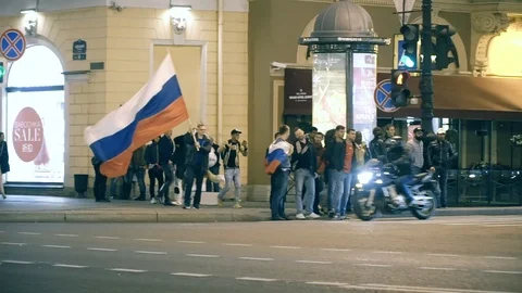 World cup fans Stock Footage 120268909