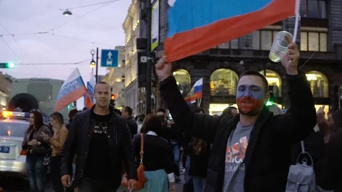 World cup fans Stock Footage 120268932