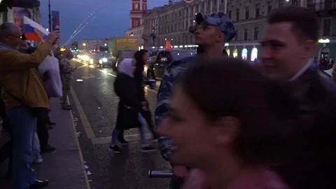 World cup fans Stock Footage 120268934