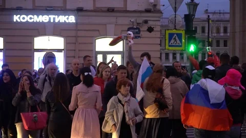 World cup fans Stock Footage 120268949