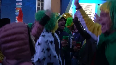 World cup fans Stock Footage 120268959