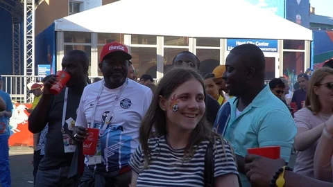 World cup fans Stock Footage 120269019