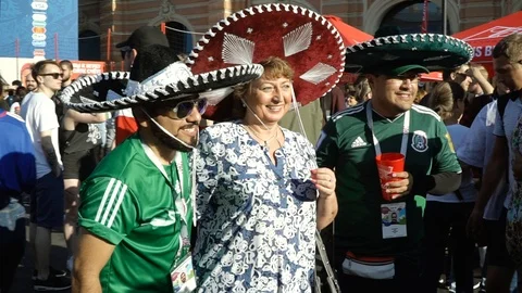 World cup fans Stock Footage 120269049
