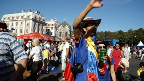 World cup fans Stock Footage 120269072