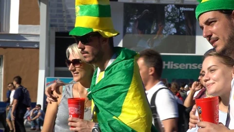 World cup fans Stock Footage 120269087