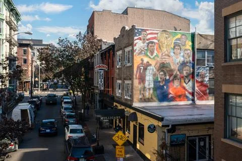 World Cup Mural Stock Photos