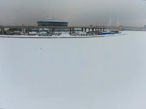 World Cup stadium construction in 2018 Stock Footage 72624753