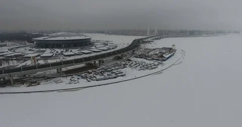 World Cup stadium construction in 2018 Stock Footage 72624962