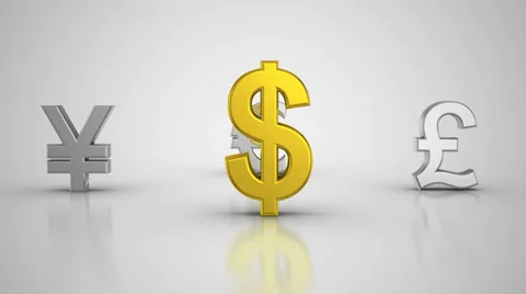 World currencies Stock Footage 39583454