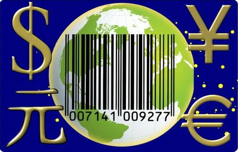 World currencies Stock Illustration