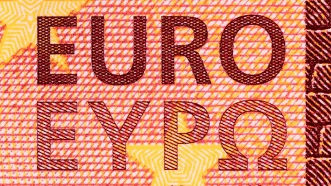 World currency stop motion animation. World money bill face value names, 8K Video stock 121041466