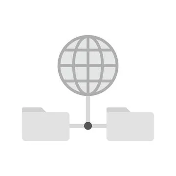 World Data icon vector image. Stock Illustration