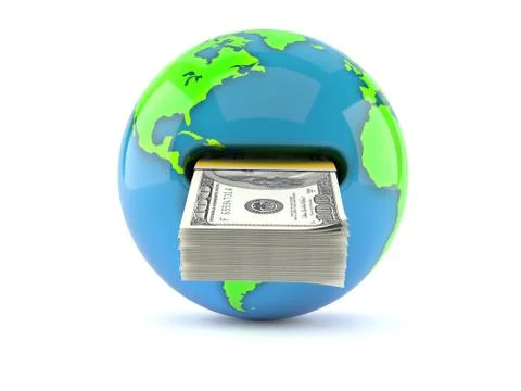 World debt concept 스톡 일러스트