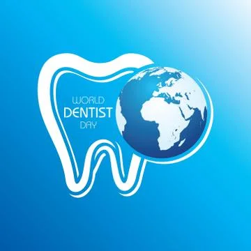 World Dentist Day design, 6 March Stock Illustration