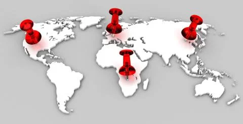 The world destinations Stock Illustration