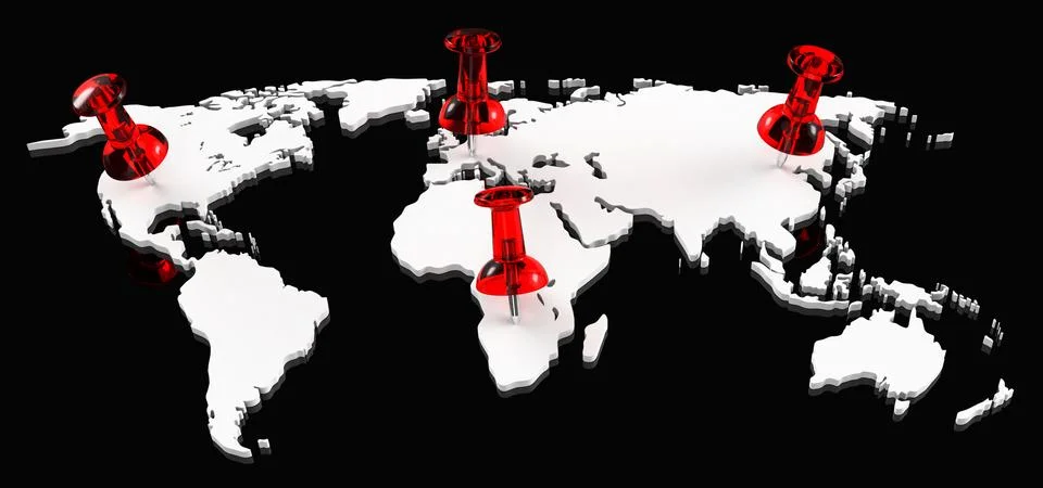 The world destinations Stock Illustration