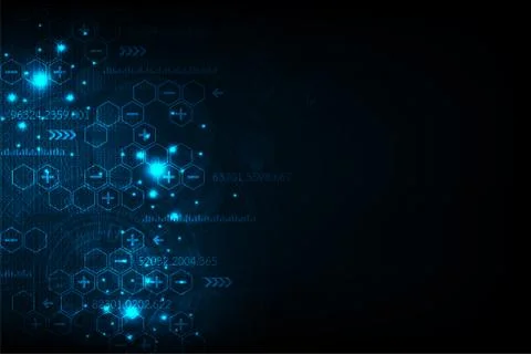 The world of digital computing. Stock Illustration