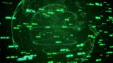 World Digital Technology Stock Illustration