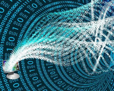 World of digits 스톡 일러스트