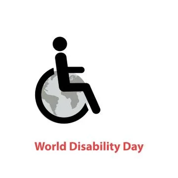 World disability day Stock Illustration