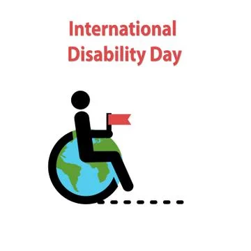 World disability day Stock Illustration