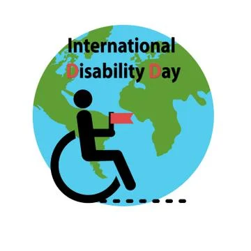 World disability day Stock Illustration