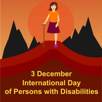 World disability day Stock Illustration