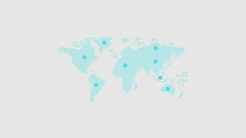 World of dots, with blinking position Видео 221408591