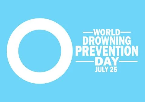 World Drowning Prevention Day Ilustração Stock