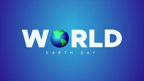 World Earth Day Animation Background HD Stock Footage 183158609