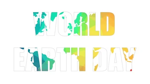 World Earth Day Animation Background HD Stock Footage 183158619