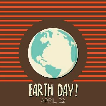 World Earth day concept. Vector illustration. Earth map shapes with shadow in 스톡 일러스트