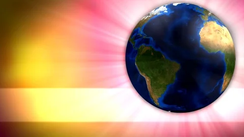 World earth globe space background Stock Footage 91118576