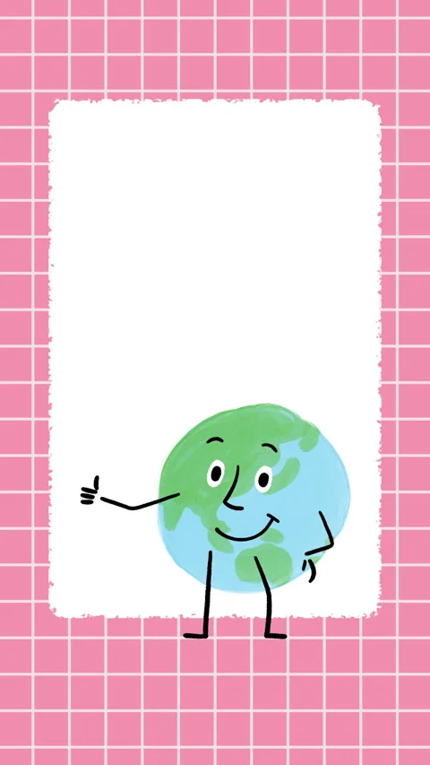 World Eastern Asia Map Character ThumbsUp 4K Vertical Story Animation 스톡 동영상 325085468