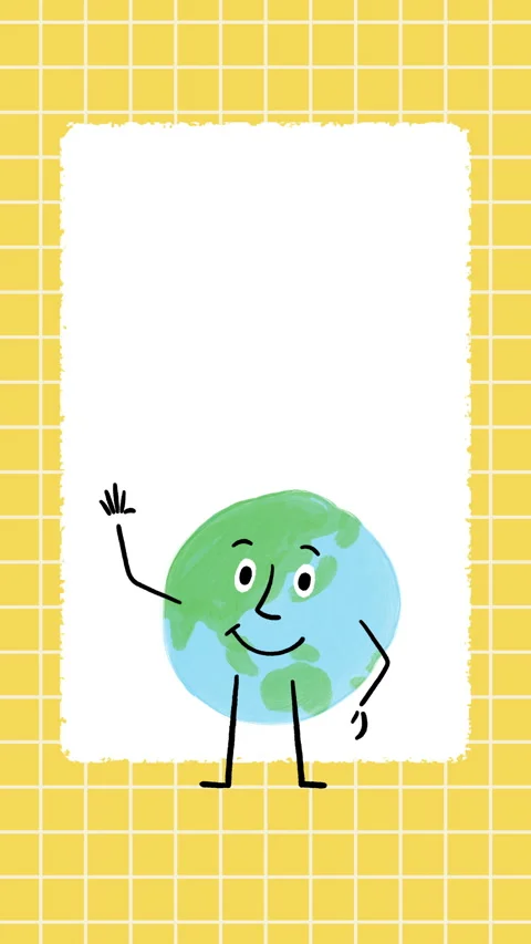 World Eastern Asia Map Character Social Waving 4K Vertical Story Animation Vídeos de archivo 325085789