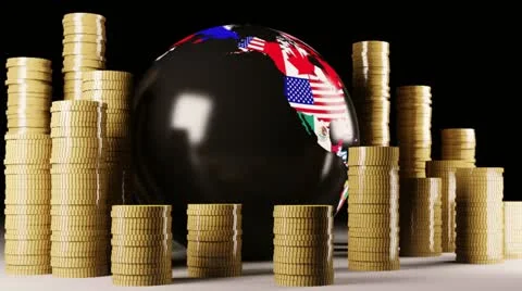 World economics Stock Footage 12536876
