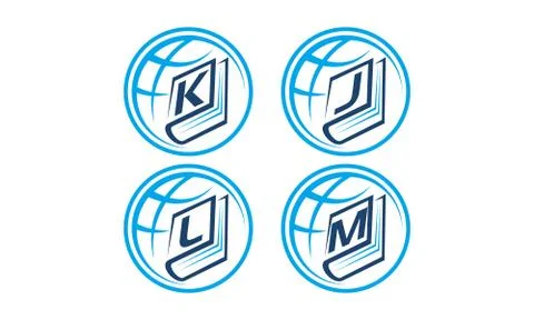 World Education Template Set Stock-Illustration