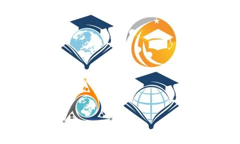 World Education Template Set イラスト素材
