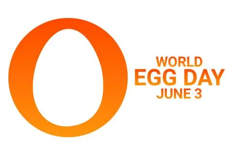World Egg Day 스톡 일러스트