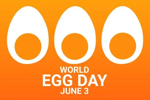 World Egg Day Stock Illustration