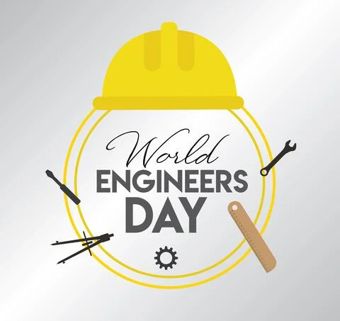 World engineers day Stock Illustration