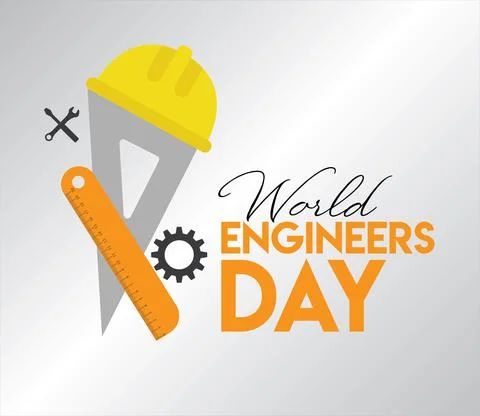 World engineers day Stock Illustration