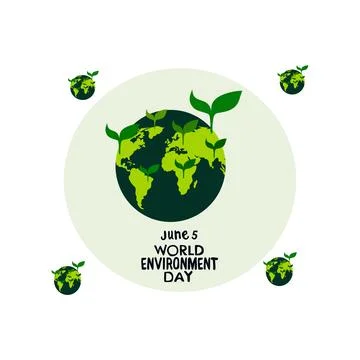 WORLD ENVIRONMENT DAY 1 Stock Illustration