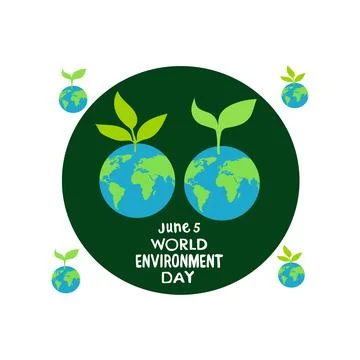 WORLD ENVIRONMENT DAY 2 Stock Illustration