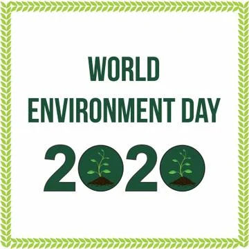 World environment day 2020 Stock Illustration