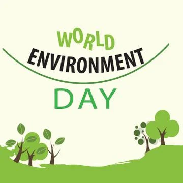 World Environment day concept. 3d paper cut eco friendly design. Vector illus 스톡 일러스트