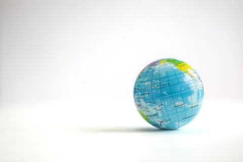 World environment day concept. Earth globe model on white background. all the Stock Illustration