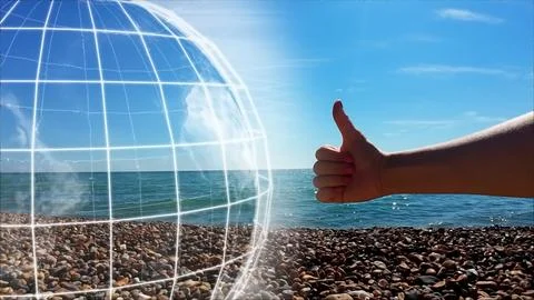 World Environment Day concept, ecological sustainability Foto stock