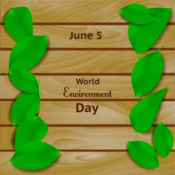 World environment day concept Stock Illustration